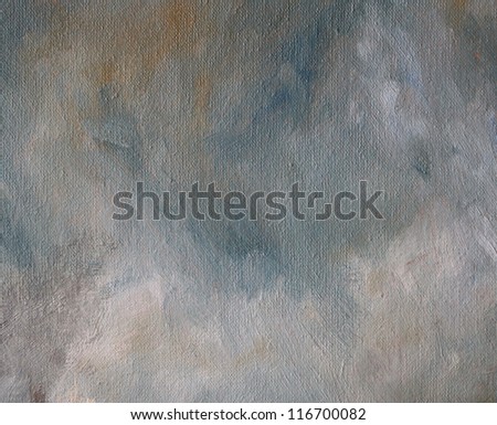 Abstract oil stains on canvas background