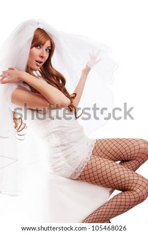 Morning Wake Up Beautiful Smiling Woman Stock Photo 409312648