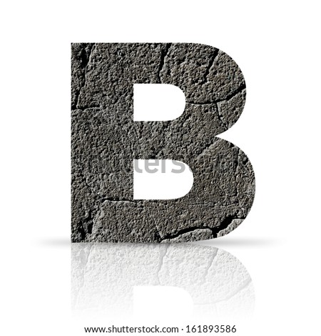 Grunge Letter B Alphabet Symbol Design Stock Illustration 38407156 ...