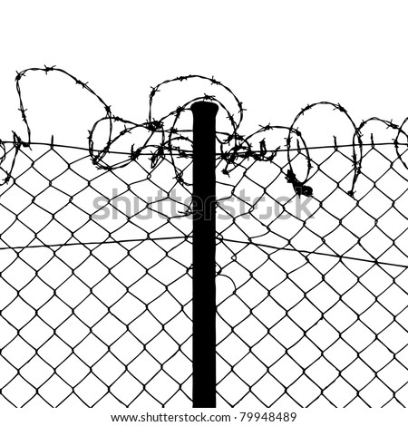 Barbed Wire Fence Drawing Barbed Wire Fence Drawing