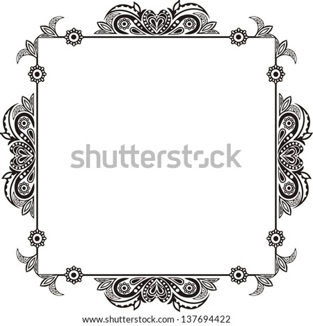 Corners Borders Page Decorations Very Easy Stock Vector 24606079 ...