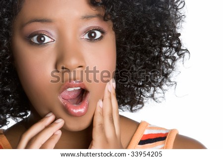 Shocked Black Woman