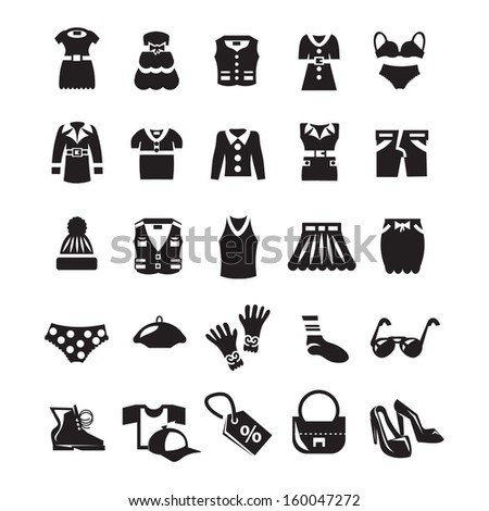 Fashion Pictogram Stock Images, Royalty-Free Images & Vectors ...
