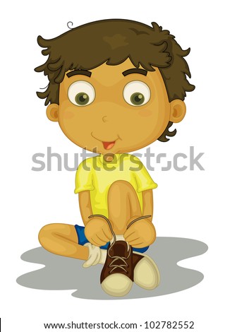 Child Tying Shoes Stock Photos, Images, & Pictures | Shutterstock