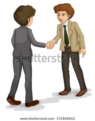 Cartoon Men Talking Two Stock Photos, Images, & Pictures | Shutterstock