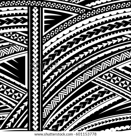 maori style sleeve tattoo tribal design stock vector maori style sleeve tattoo tribal design stock vector