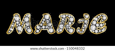 Marie name image Stock Photos, Marie name image Stock Photography ...