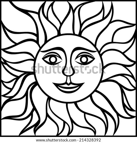 Sun Face Stock Photos, Royalty-Free Images & Vectors - Shutterstock