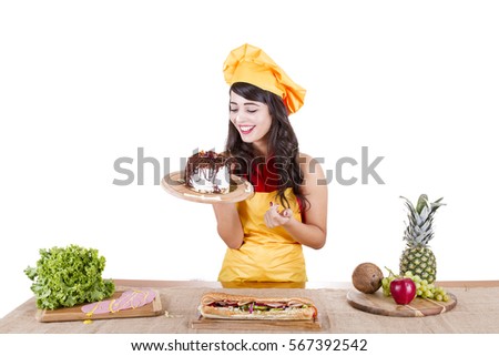 Girl In Diet Chef Advert