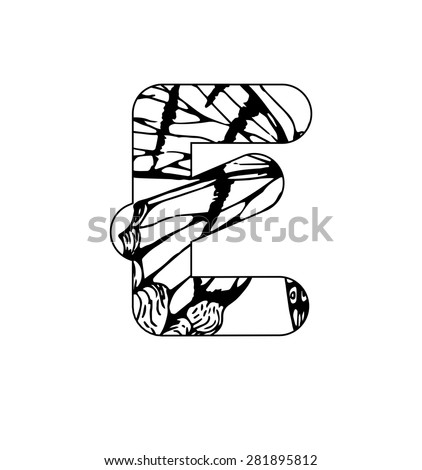 Creative Letters vector alphabet sketchy creative letters collection stock vector Creative Letters vector alphabet sketchy creative letters collection stock vector
