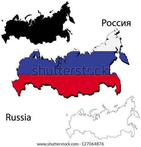 http://thumb9.shutterstock.com/display_pic_with_logo/1090538/127064876/stock-vector-maps-of-russia-dimensional-with-flag-clipped-inside-borders-and-shadow-and-black-and-white-127064876.jpg