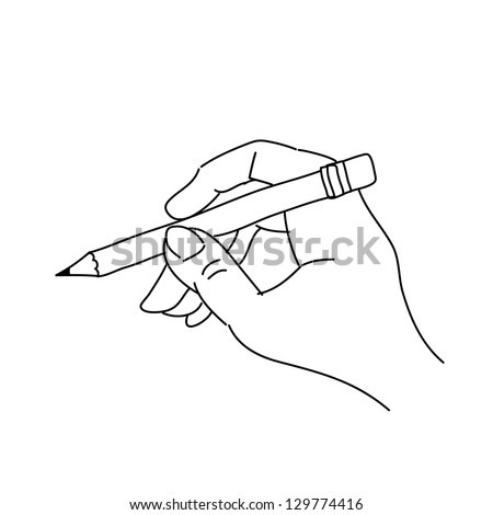 Hand Pencil Stock Images Royalty-Free Images Vectors