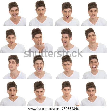 Differences in facial expressions due time Have Differences in facial expressions