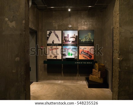 Amsterdam, The Netherlands, April 2016 : The Heineken Experience is a historic brewery and corporate visitor center for the internationally distributed Dutch pilsner, Heineken beer.