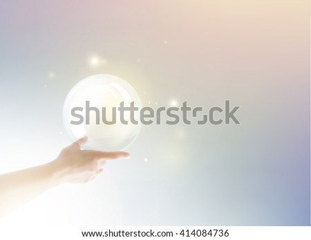 Both Hands Holding Translucent Ball Stock Photo 19836649 - Shutterstock