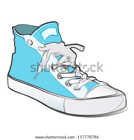 Kids Shoes Stock Vectors & Vector Clip Art | Shutterstock