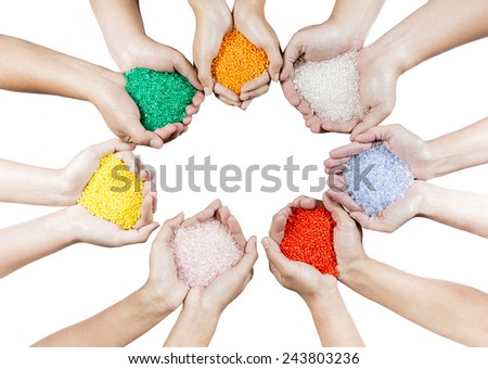 Plastic beads
