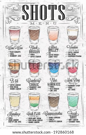 alcoholic drink names