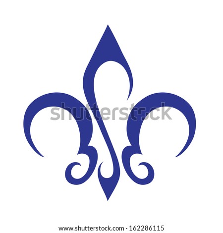 Abstract Fleur De Lis Icon Stock Vector 162286115 - Shutterstock