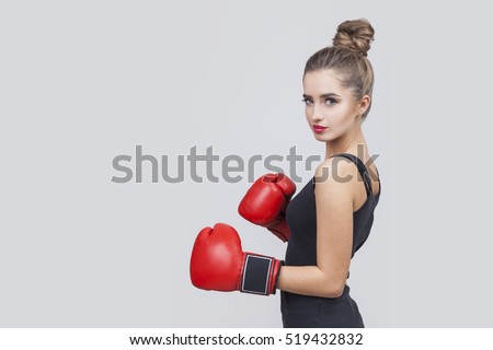 Download Woman Wearing Boxing Gloves Stock Images, Royalty-Free ...