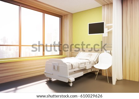 Hospital Bed Side View Hospital Bed Side View
