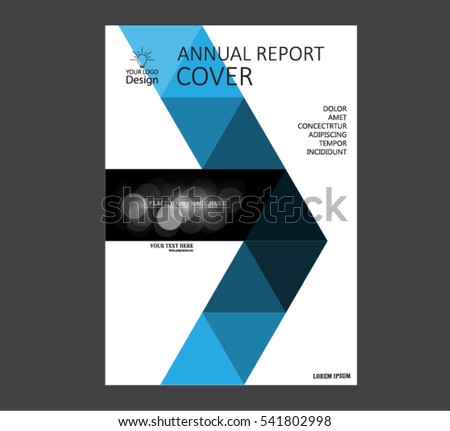 Download template desain cover laporan tahunan inovatif 