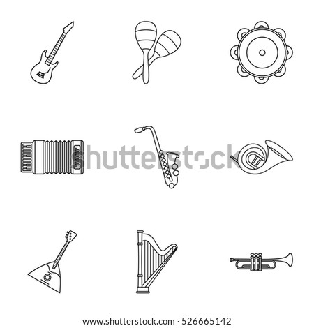 Wind Instruments Vector Stock Vector 74909275 - Shutterstock