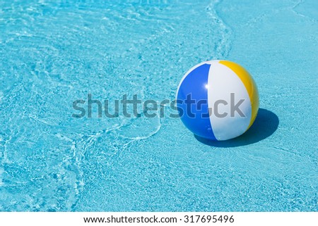 Pool Water With Beach Ball yellow white beach ball swimming pool stock photo 16044964 Pool Water With Beach Ball yellow white beach ball swimming pool stock photo 16044964
