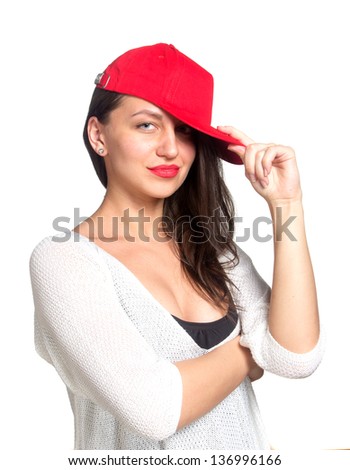 Isolated Profile Angry Young Woman Wearing Stock Photo 19439095 ...