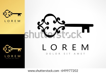 key vintage logo Stock Shutterstock  Key Vectors Free Royalty Images & Images,