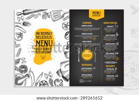 restaurant advertisement template