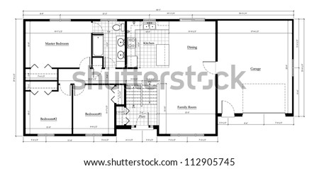 House Floor Plan With Dimensions split level house floor plan room stock illustration 112905745 House Floor Plan With Dimensions split level house floor plan room stock illustration 112905745