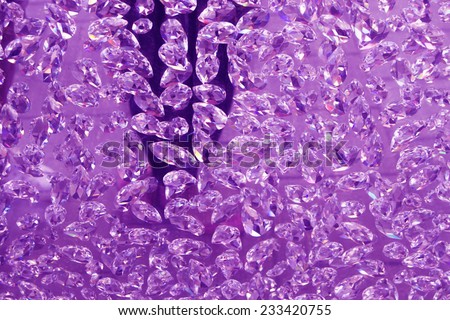 Purple Diamonds Hanging Crystal Diamond Background Stock ...