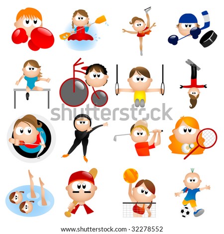 Sport Icons Part 1 Vector Stock Vector 32278552 - Shutterstock