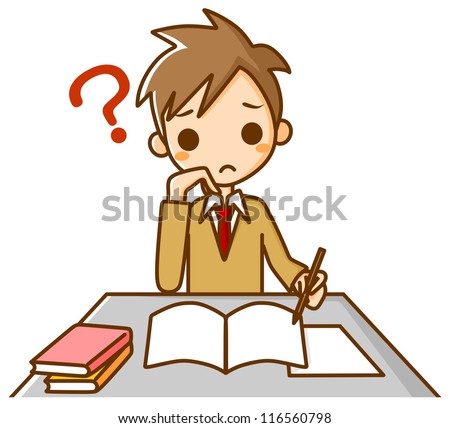 Man Student Study Stock Illustration 116560798 - Shutterstock