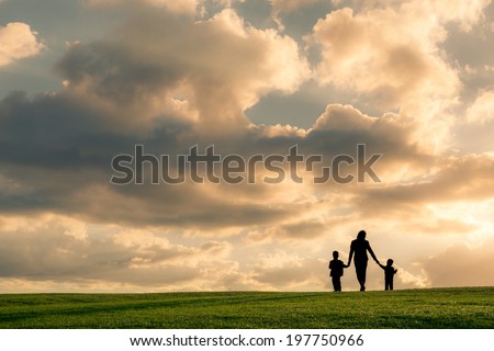 Image result for mother with two boys
