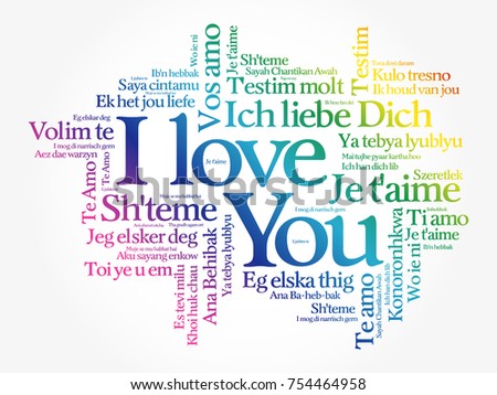 Love Words I Love You In All Languages Of The World Word Cloud Love Words I Love You In All Languages Of The World Word Cloud