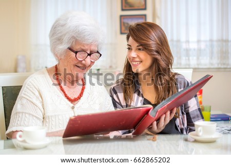 Image result for movie grandmother and granddaughter looking at family album