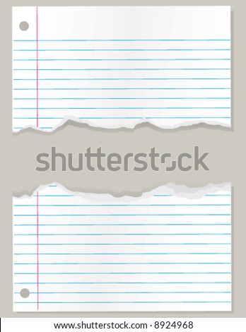 Paper tear fold rip crease cut book