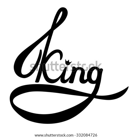 king text illustration vector gold shutterstock crown raster version