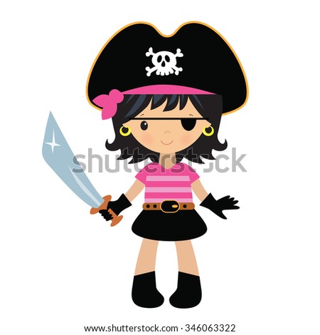 free clip art girl pirate - photo #21
