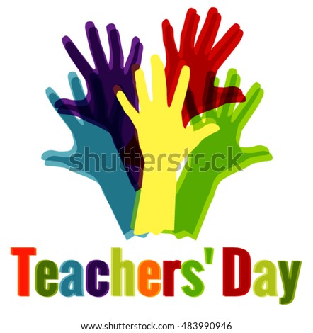 Teacher's Day vector background