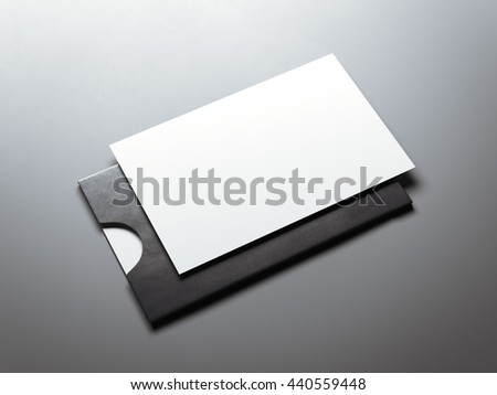blank business card stock