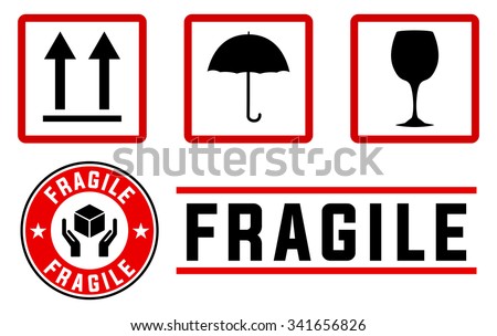 Packaging Stickers Stock Vector 175051346 - Shutterstock