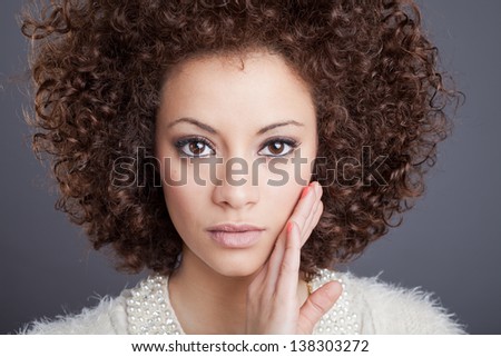 Portrait of the beautiful fashion sexy woman