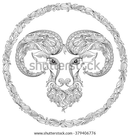 Hand Drawn Doodle Outline Cow Head Stock Vector 366264824 - Shutterstock