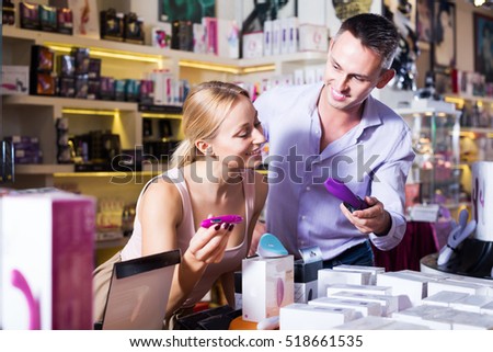 Head shaved woman Asult erotic store