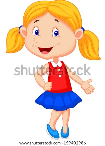 Cute Girl Cartoon Stock Photos, Images, & Pictures | Shutterstock