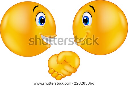 Happy Emoticon Walking Stock Vector 143366545 - Shutterstock