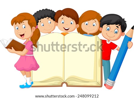 Illustration School Children Cartoon Stock Vector 292865300 